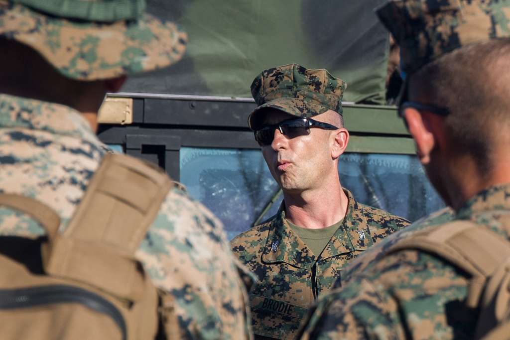 Col. Robert Bams Brodie commanding officer of the NARA