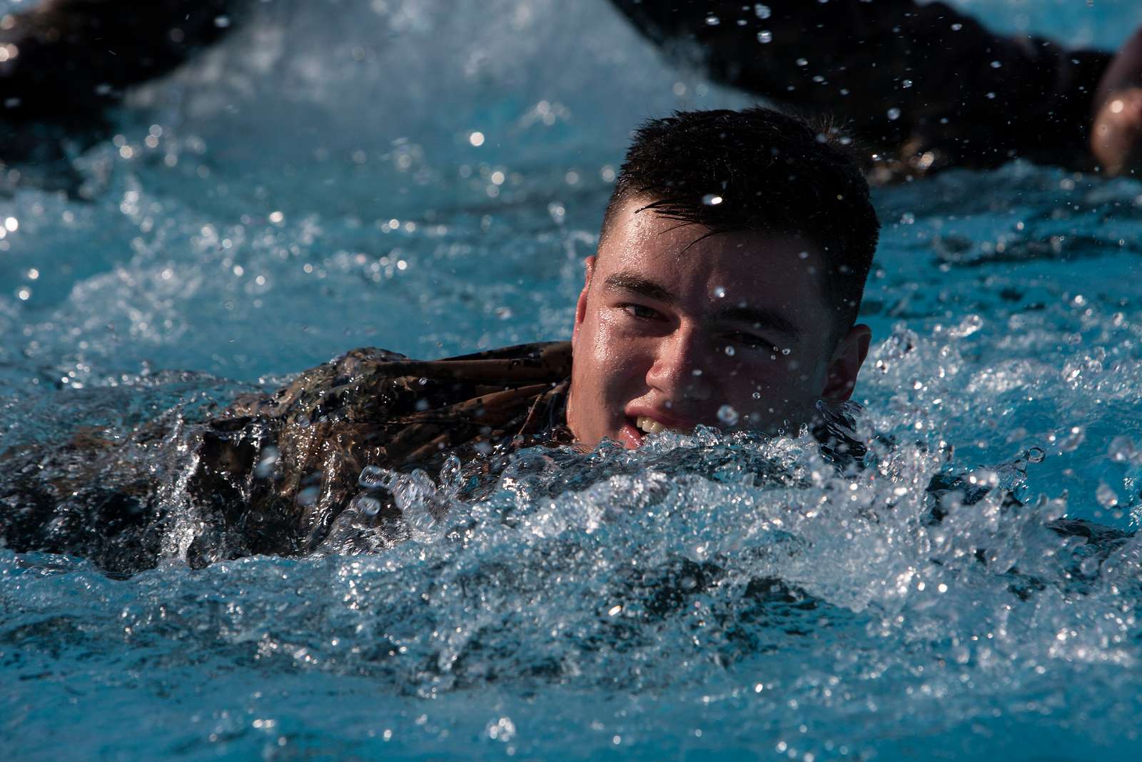 A U.S. Marine with Headquarters and Support Battalion, - NARA & DVIDS ...