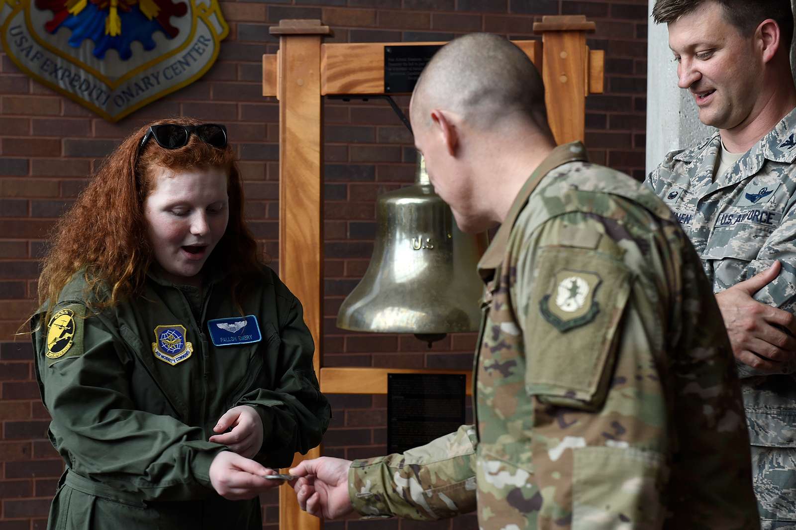 U.S. Army Staff Sgt. Anthony Marotta, right, and Sgt. Jeff Angle, UH-60L  Black Hawk helicopter crew chiefs with the New Jersey National Guard's  1-150th Assault Helicopter Battalion, conduct gear checks before hoist