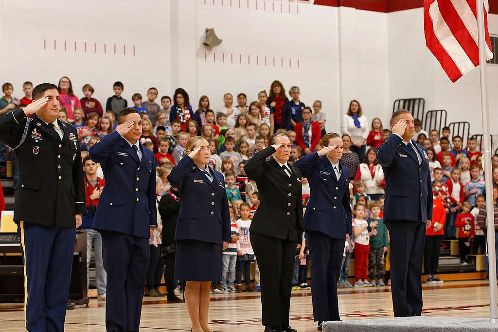 Service members from the U.S. Army, U.S. Navy, and - PICRYL Public ...