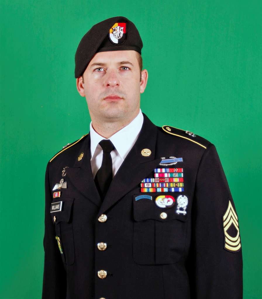 Army Master Sgt. Matthew Williams. Army Special Operations - NARA ...