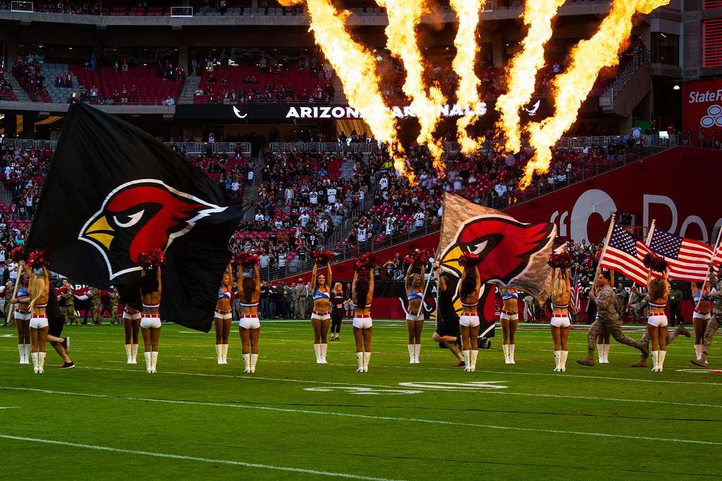 USAF Airmen represent at AZ Cardinals Game