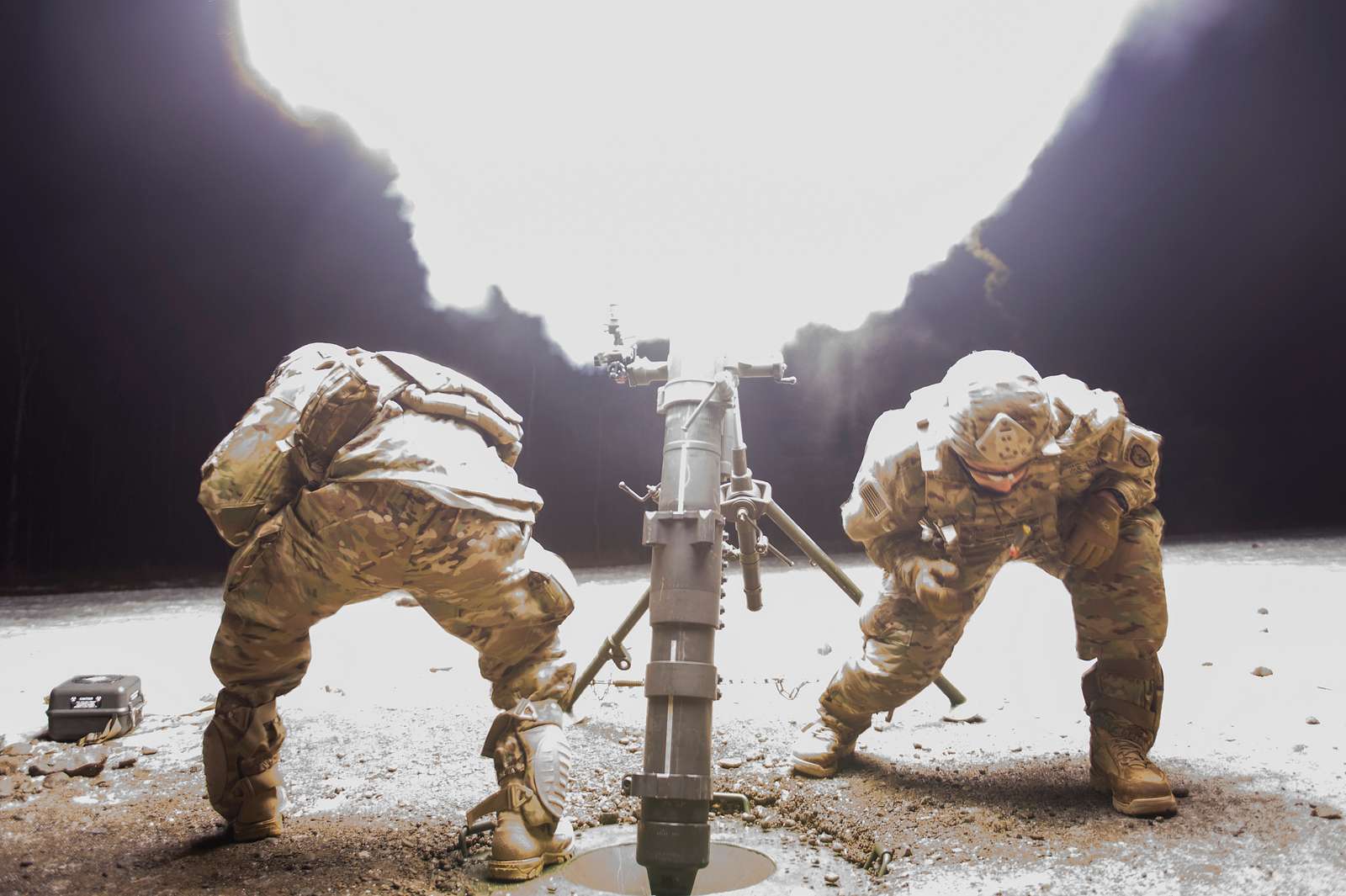 Army Indirect Fire Infantrymen Assigned To Apache Company, - NARA ...