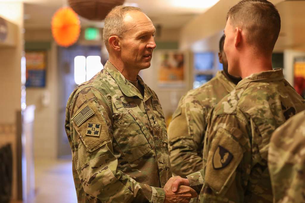 Maj. Gen. Randy George, 4th Infantry Division and Fort - PICRYL Public ...