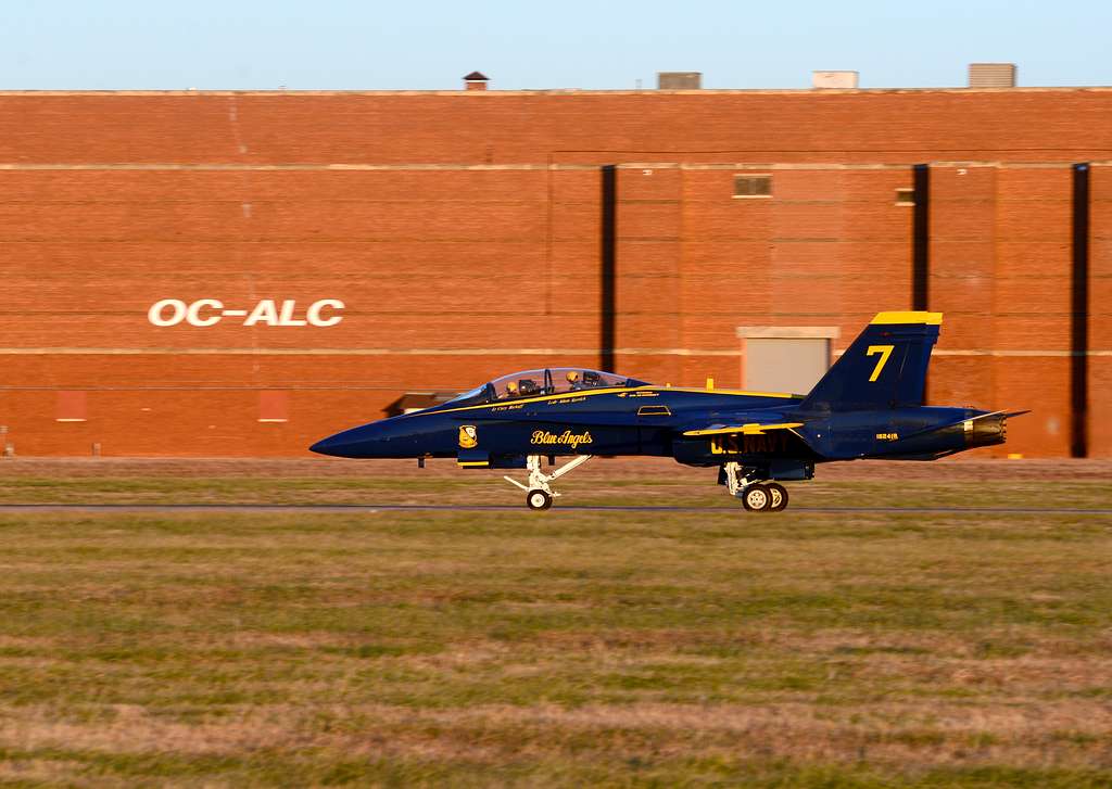 Blue angels at top tinker afb