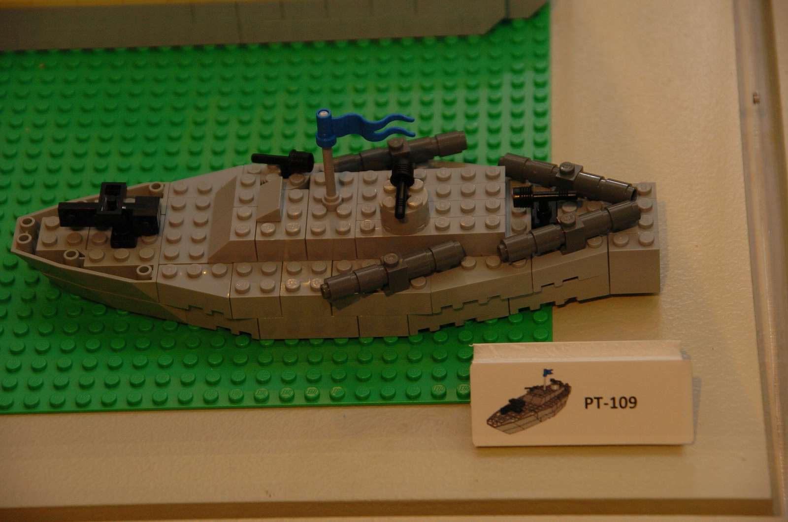 Lego Models Of The Uss Wisconsin Bb 64 And The Pt 109 Nara And Dvids