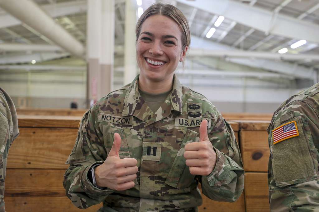 U.S. Army Cpt. Monica Notzon, of 503rd Military Police - PICRYL ...