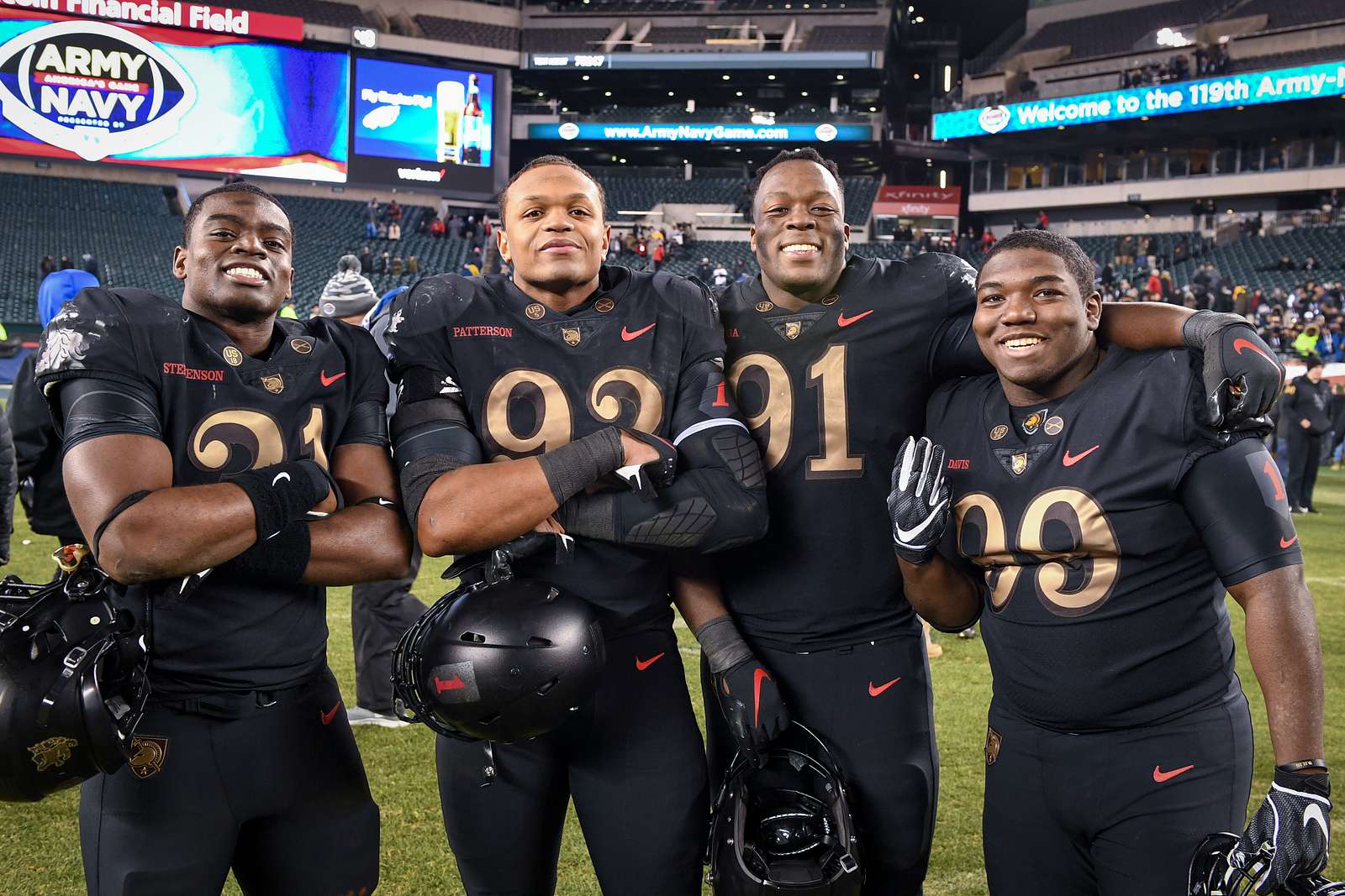 U.S. Military Academy football players pose for a photo, - NARA & DVIDS ...