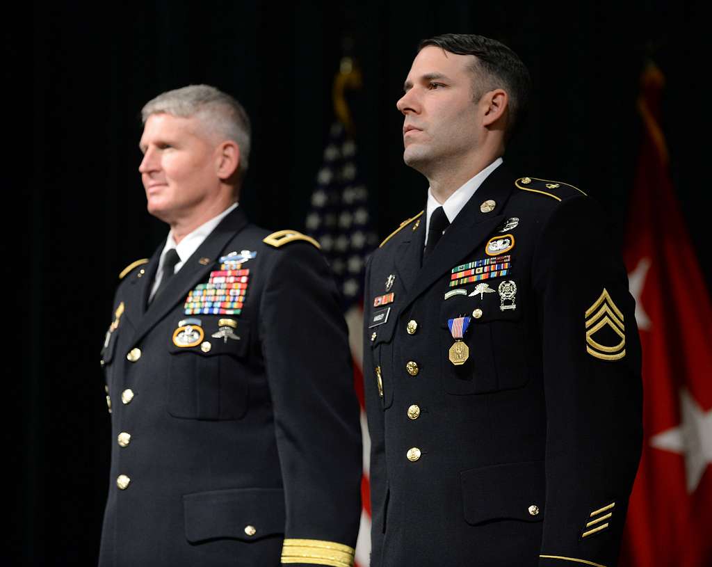 Major General Kurt Sonntag, left, Commander, U.S. Army - PICRYL Public ...