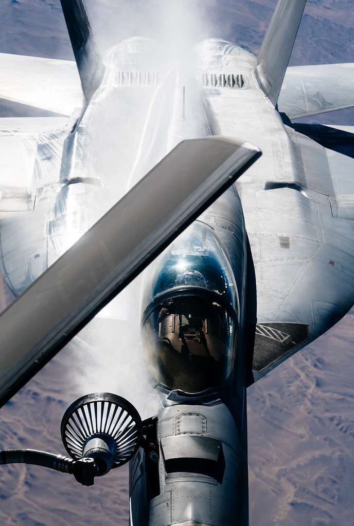 A U.S. Navy F/A-18 Super Hornet Refuels From A 28th - NARA & DVIDS ...