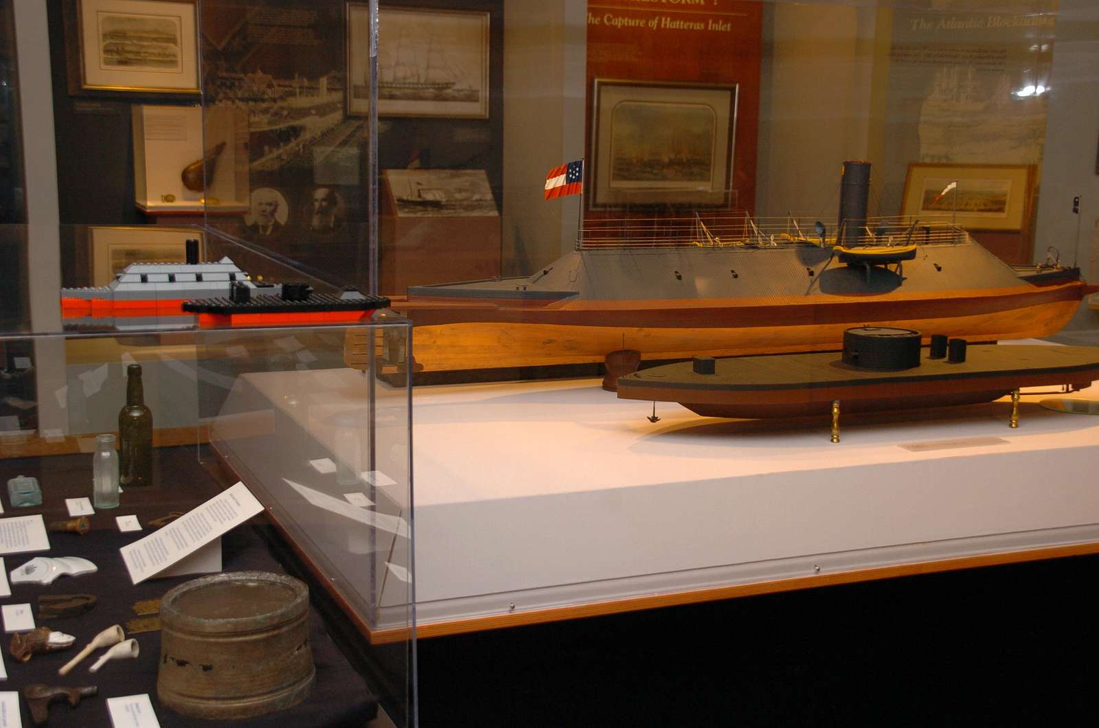 LEGO models of the CSS Virginia and USS Monitor are - NARA & DVIDS ...