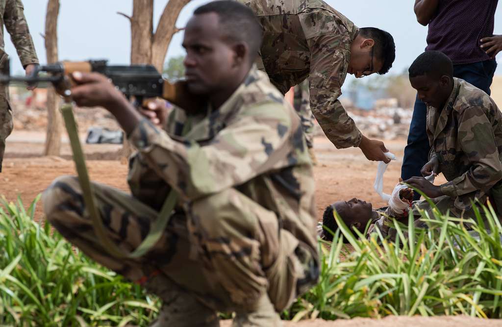 Djiboutian soldiers with the Rapid Intervention Battalion - NARA ...