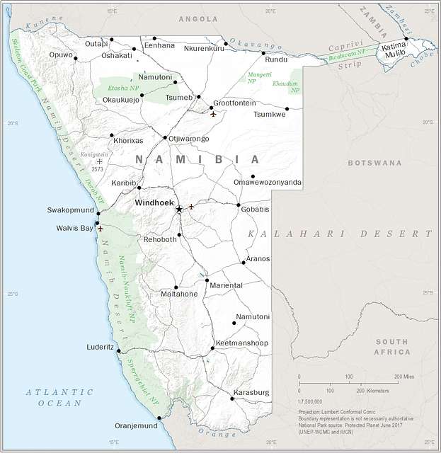 Nigeria map - PICRYL Public Domain Image