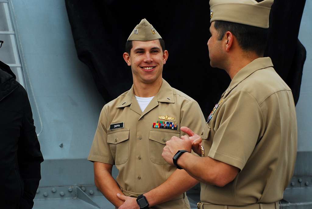 Captain Edgardo Moreno, Commanding Officer of the Amphibious - PICRYL ...