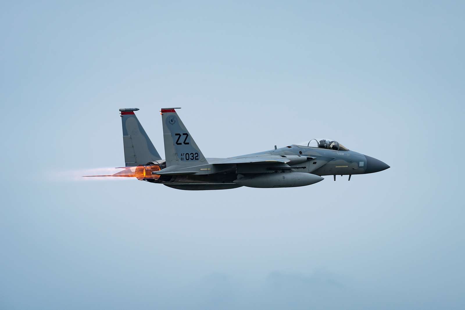 An F-15C Eagle takes off from Kadena Air Base, Japan, - NARA & DVIDS ...