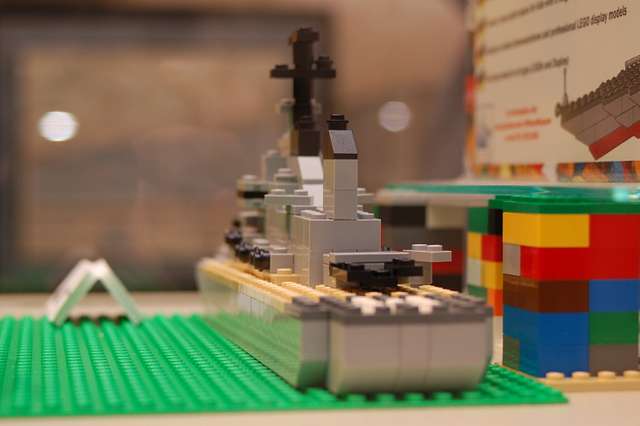 Detailed LEGO models of the USS Wisconsin (BB 64), - NARA & DVIDS ...