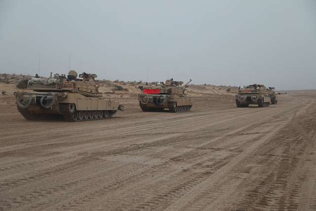 U.s. Army M1a2 Abrams Tanks Assigned To 3rd Armored - Picryl Public 