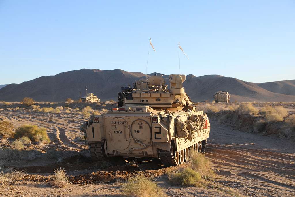 A U.S. Army M3A3 Bradley Fighting Vehicle assigned - PICRYL Public ...