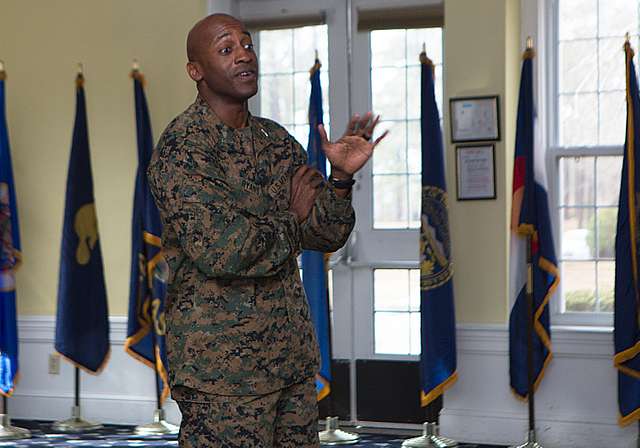 U.S. Marine Col. James Ryans, commanding officer of - NARA & DVIDS ...