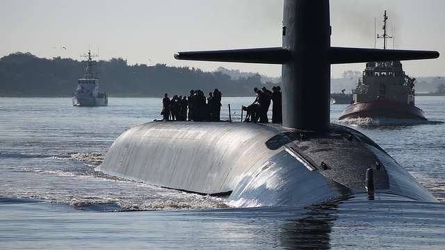 The Ohio Class Ballistic Missile Submarine Uss Maryland Picryl Public Domain Search