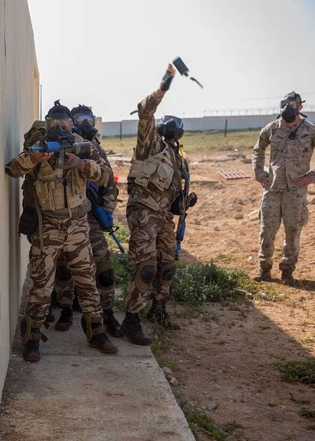 Moroccan special operations forces demonstrate how - PICRYL Public ...