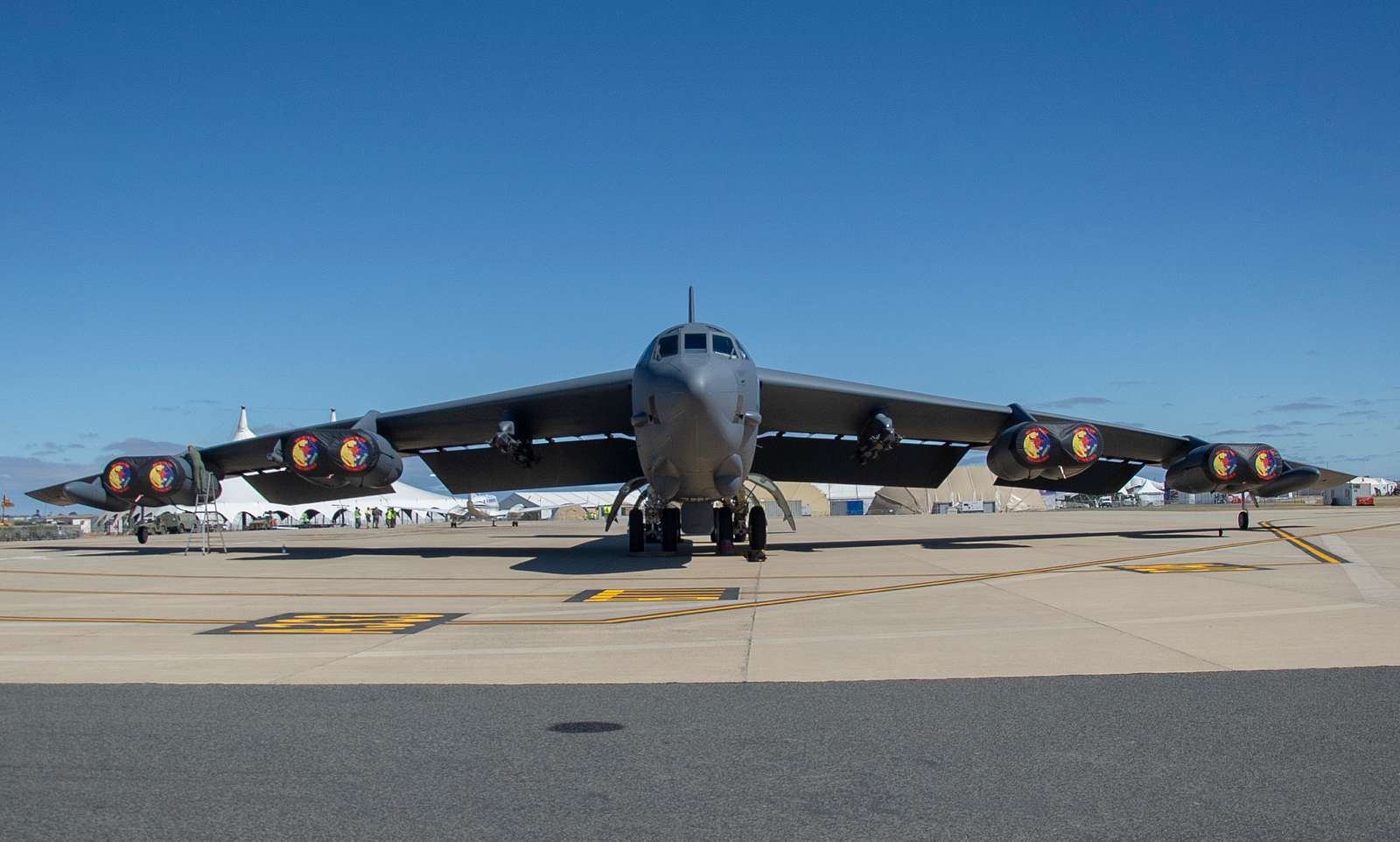 A U.S. Air Force B-52 Stratofortress bomber deployed - NARA & DVIDS ...