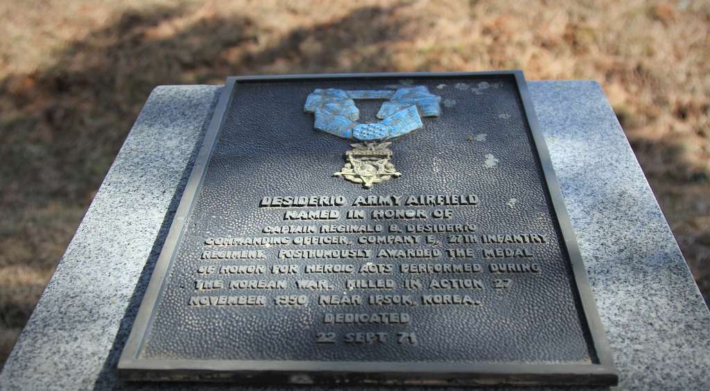 A memorial marker of U.S. Army Capt. Reginald Desiderio, - NARA & DVIDS ...