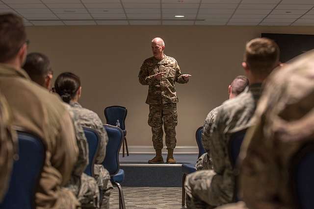 Chief Master Sgt. Frank Batten, command chief of Air - PICRYL Public ...