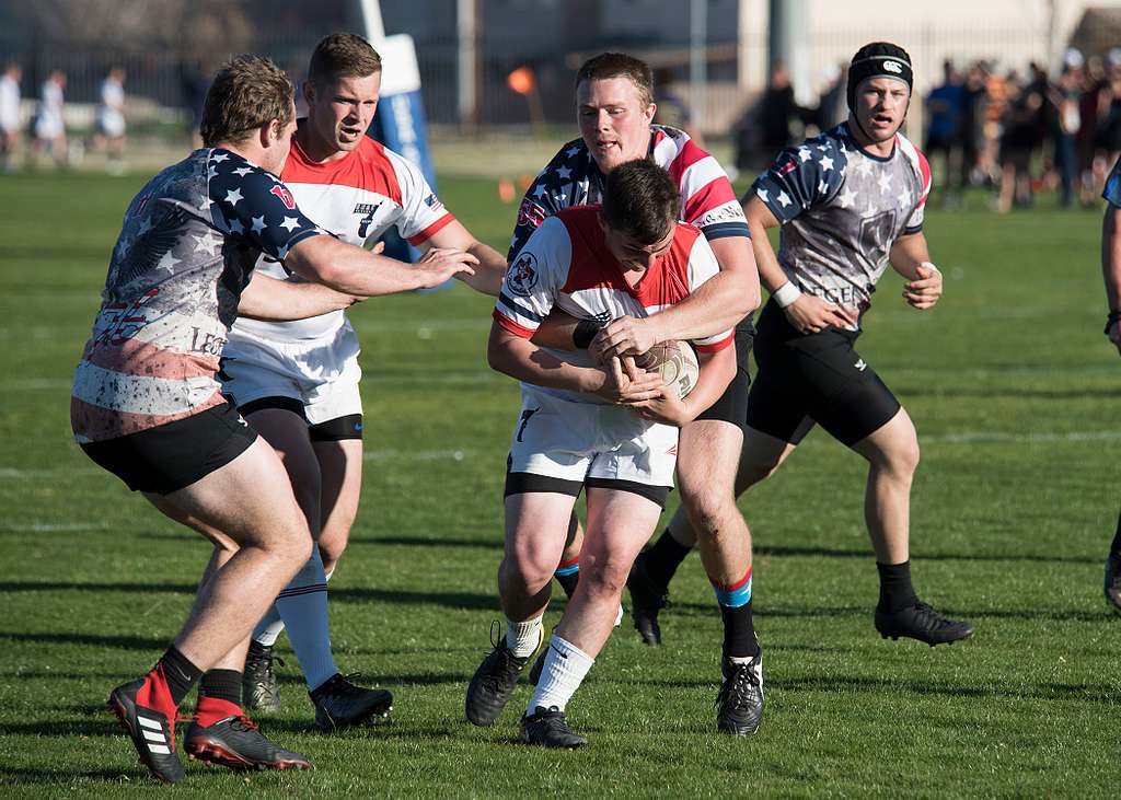 The U.S. Air Force men’s rugby team, the USAF Phantoms, - PICRYL ...