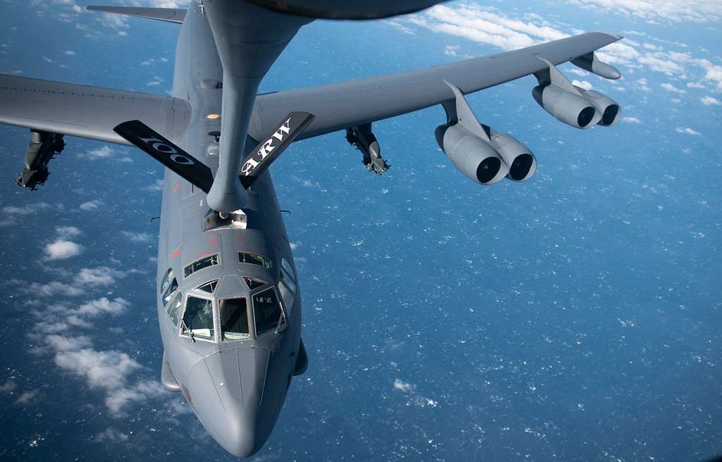 A U.S. Air Force B-52 Stratofortress Receives Fuel - PICRYL Public ...