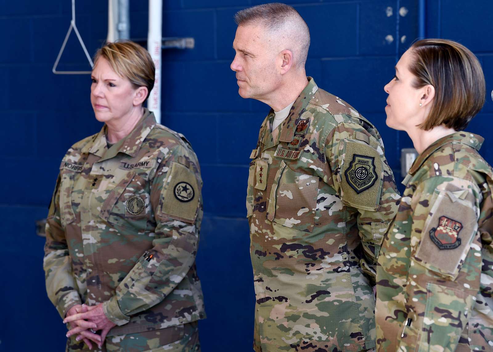 (Left to right) Army Maj. Gen. Tracy Norris, adjutant - NARA & DVIDS ...