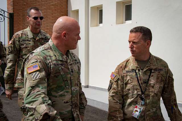 Major Gen. Roger Cloutier(left), the U.S. Army Africa - NARA & DVIDS ...