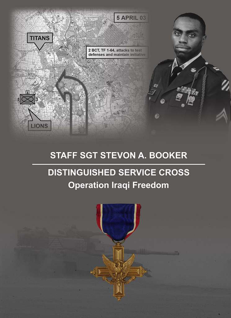 Sgt. Stevon A. Booker will be presented the Distinguished - NARA