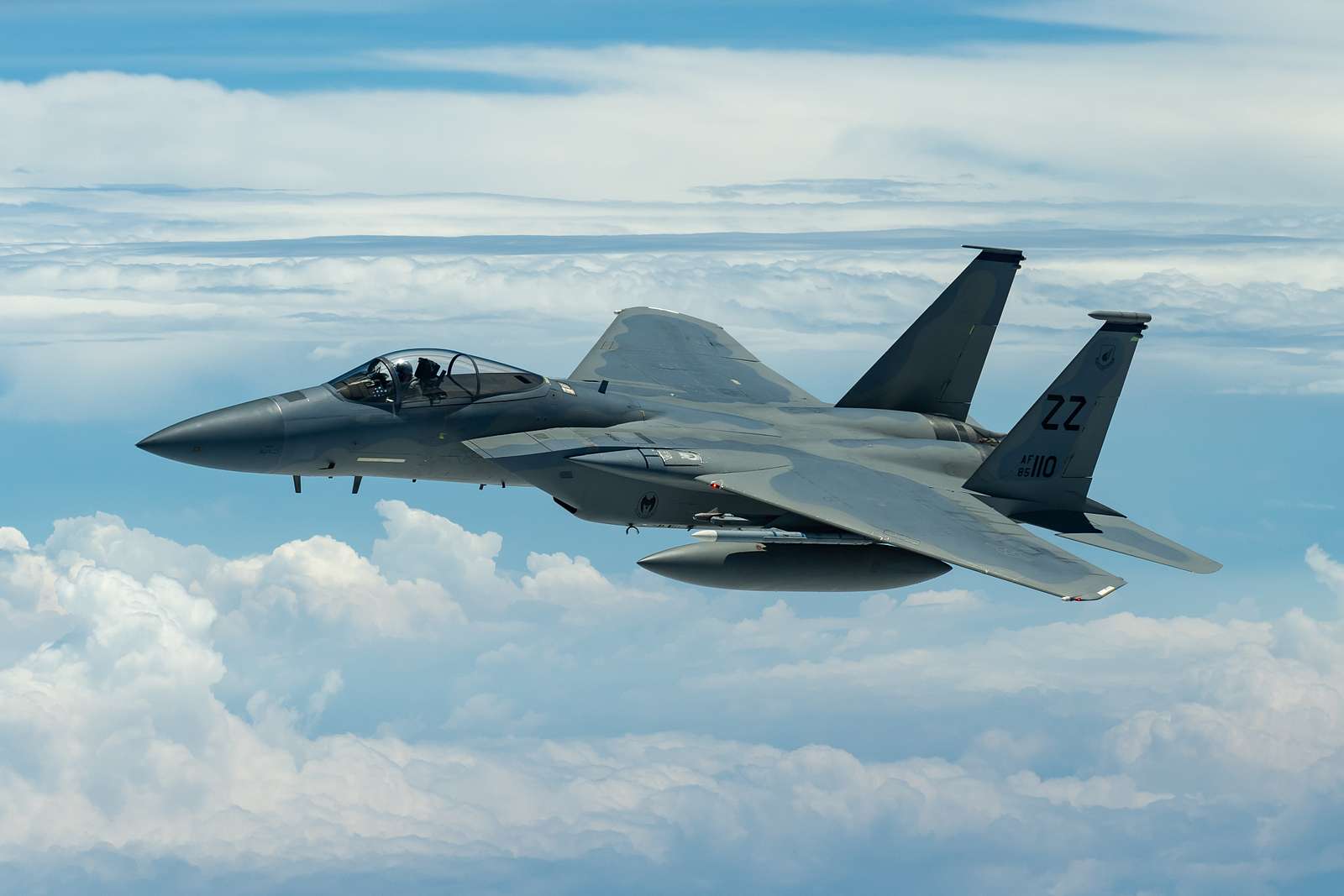 An F-15C Eagle from the 44th Fighter Squadron flies - NARA & DVIDS ...