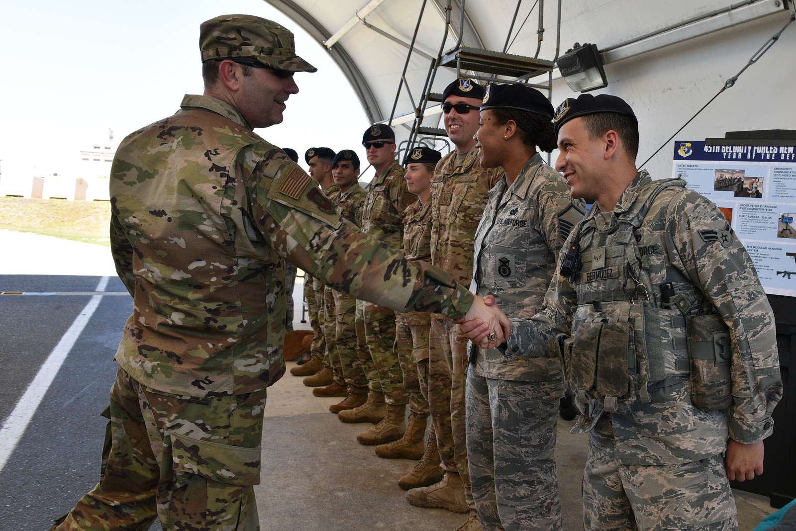 Brig Gen Doug Schiess, 45th Space Wing commander, meets - NARA & DVIDS ...