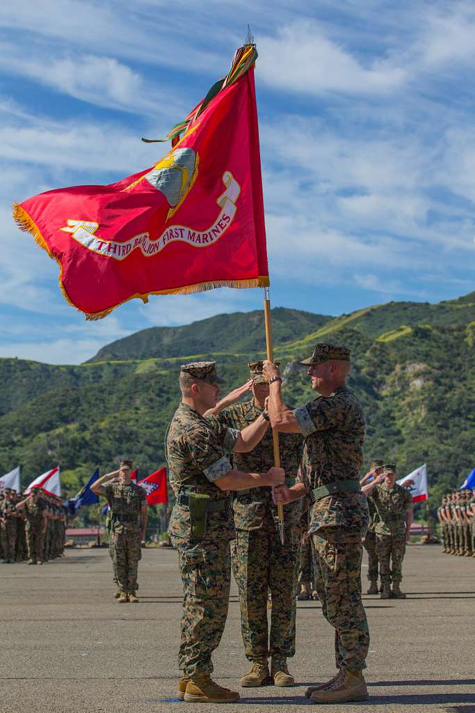 U.S. Marine Corps Lt. Col. John J. Roma, left, the - PICRYL Public ...