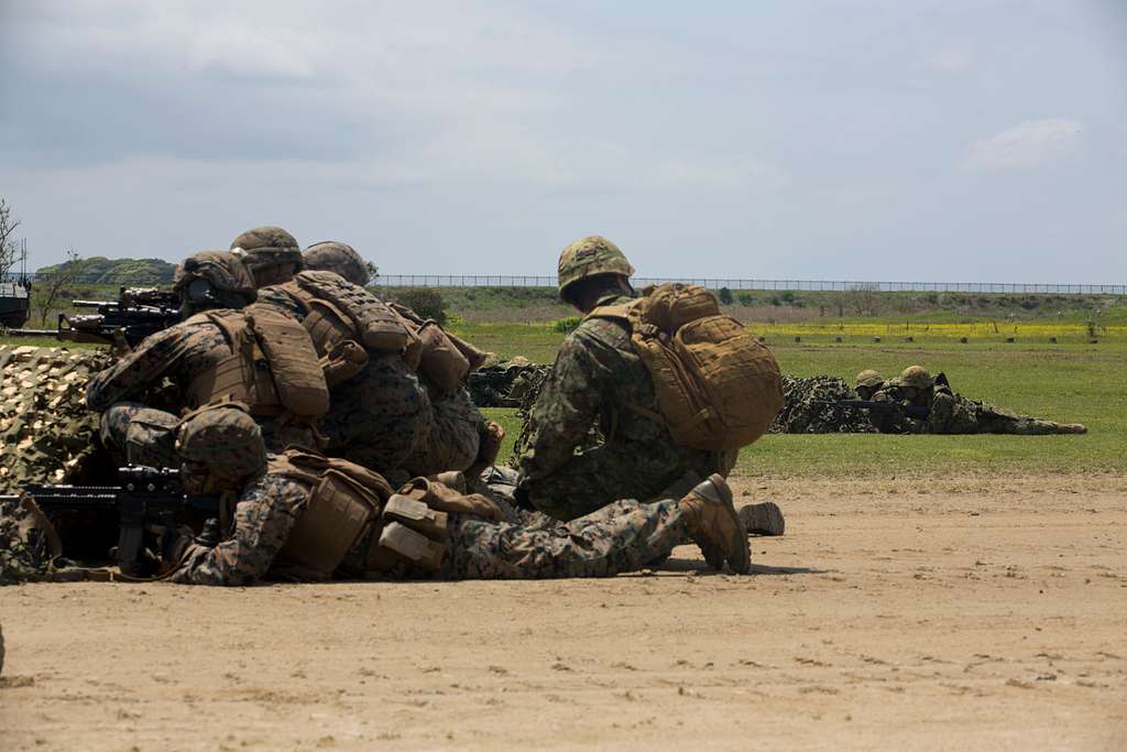 Soldiers of the Japan Ground Self-Defense Force’s Amphibious - PICRYL ...