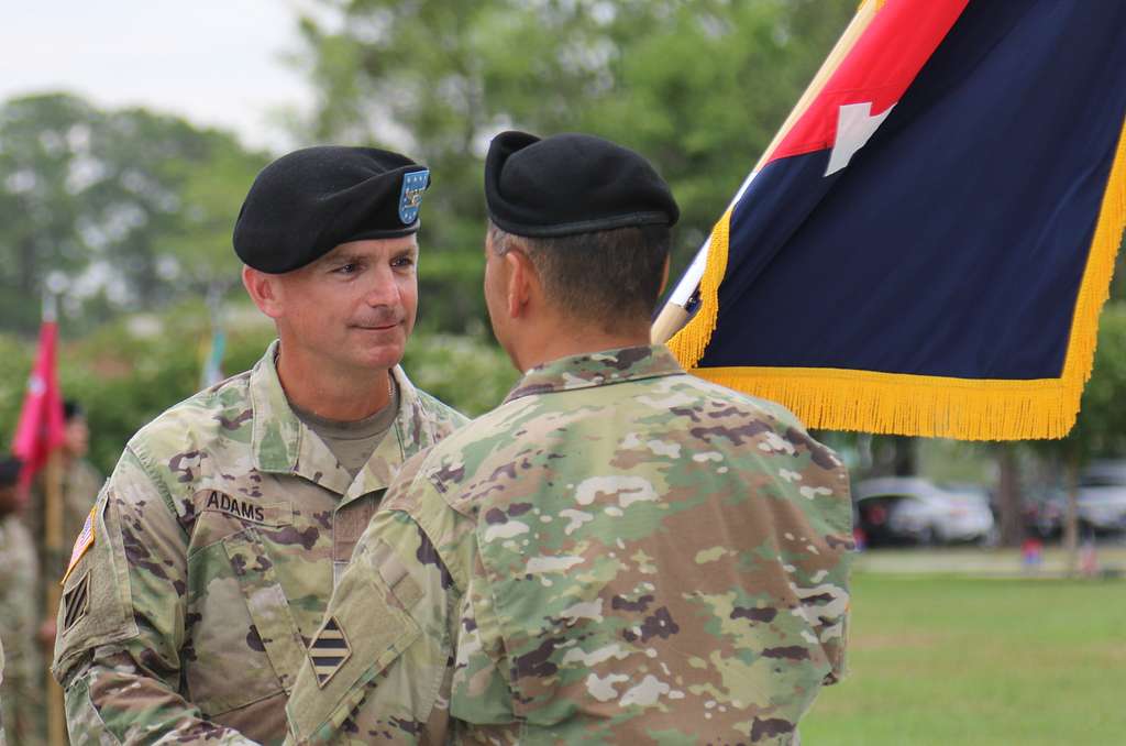 Col. Mike Adams, the outgoing commander of the 1st - NARA & DVIDS ...