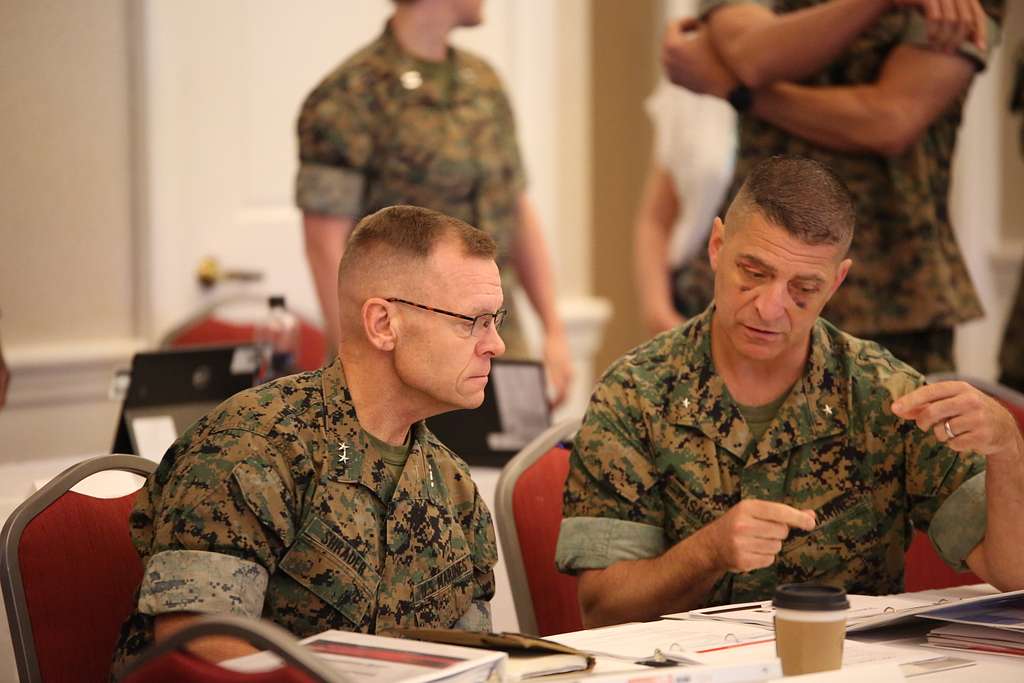 Brig. Gen. A.J. Pasagian (right), commander of Marine - NARA & DVIDS ...