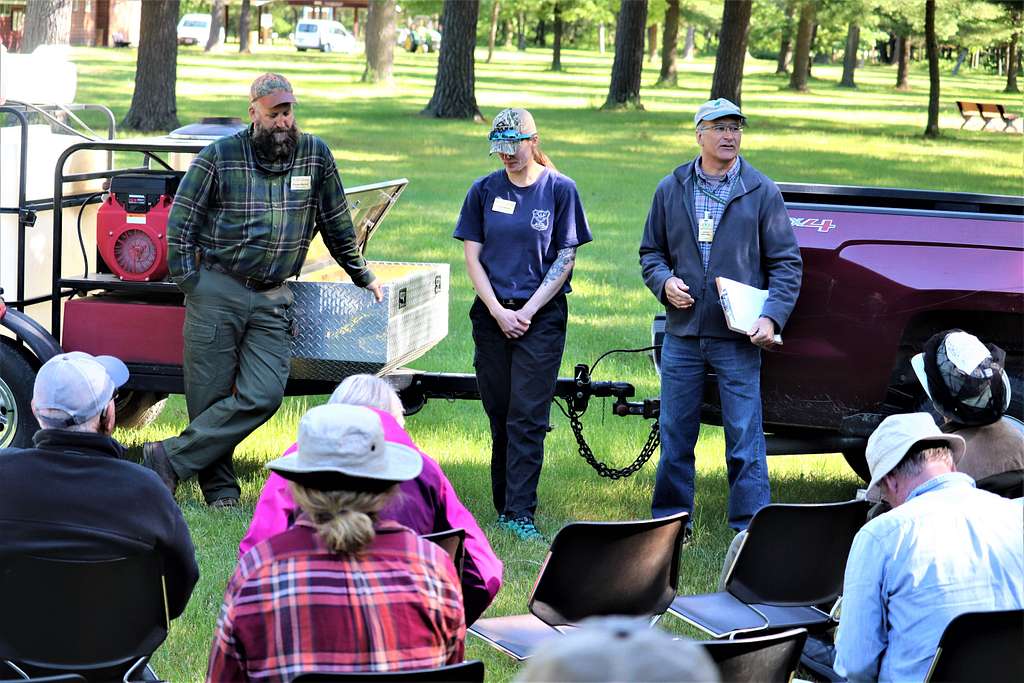 Forestry Technicians Charles Mentzel and Leigh Neitzel - PICRYL Public ...