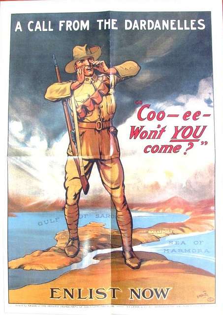 Australian enlistment poster for WW1 - PICRYL Public Domain Search