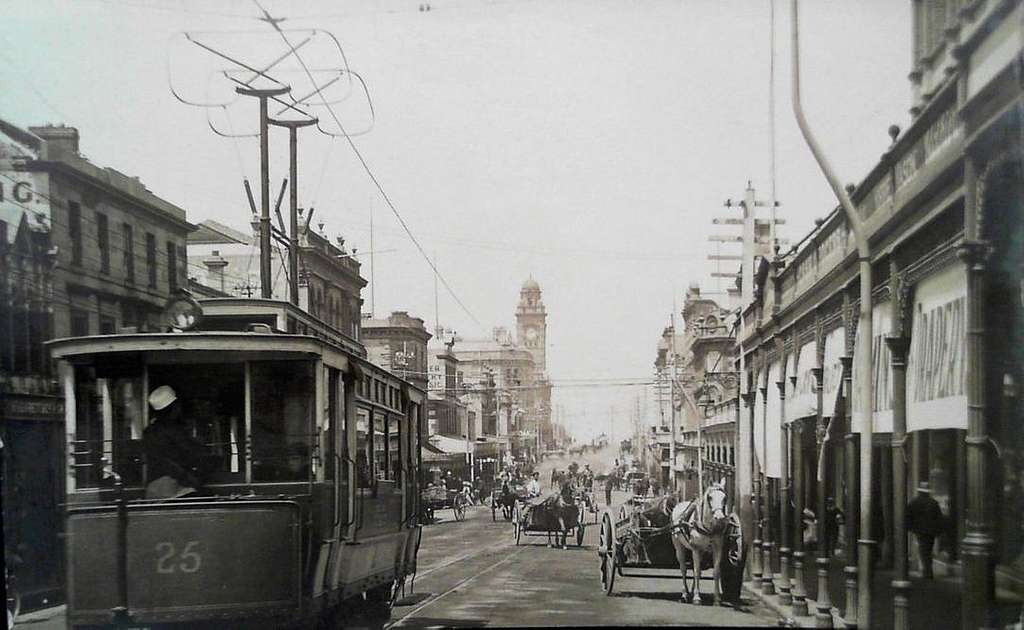 Collins Street, Melbourne, Australia - circa 1900, Aussie~mobs