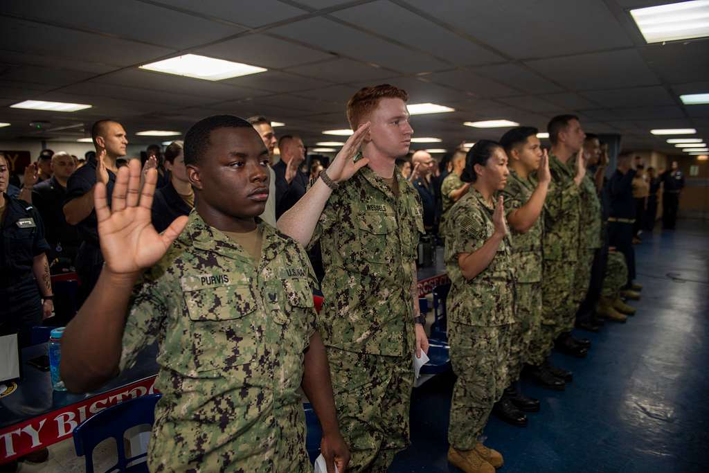 Hospital Corpsman state the corpsman oath during a - PICRYL Public ...