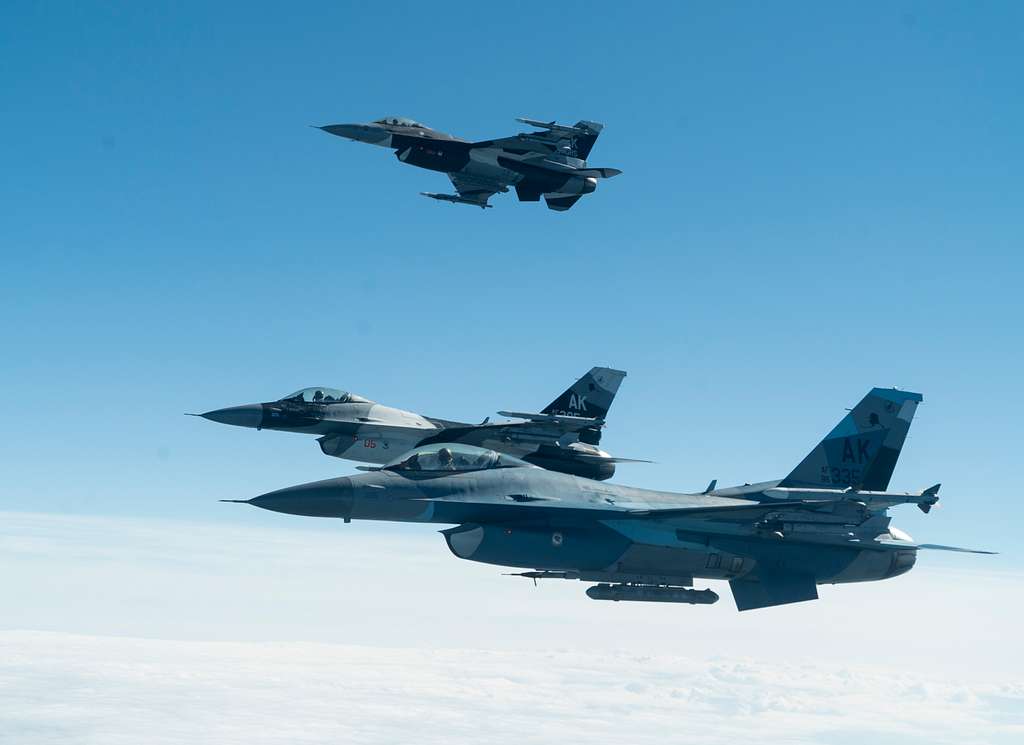 U.S. Air Force F-16 Fighting Falcons assigned to the - NARA & DVIDS ...