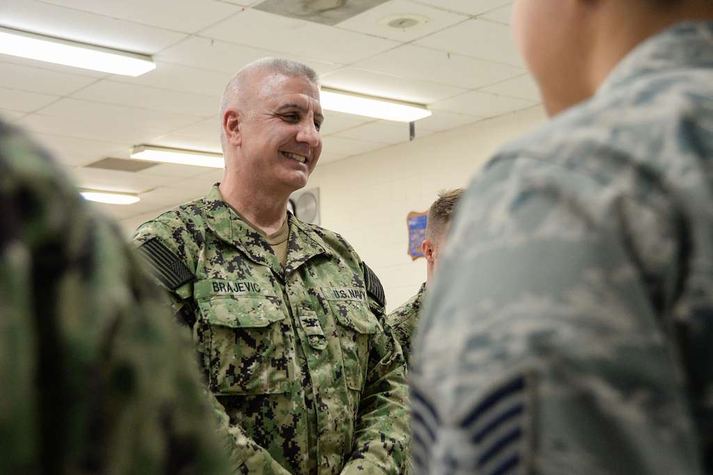 Navy Reserve Capt. Frank Brajevic, commander of the - NARA & DVIDS ...