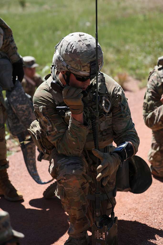 Sgt. Dakota Gabehart, an infantry soldier assigned - PICRYL Public ...