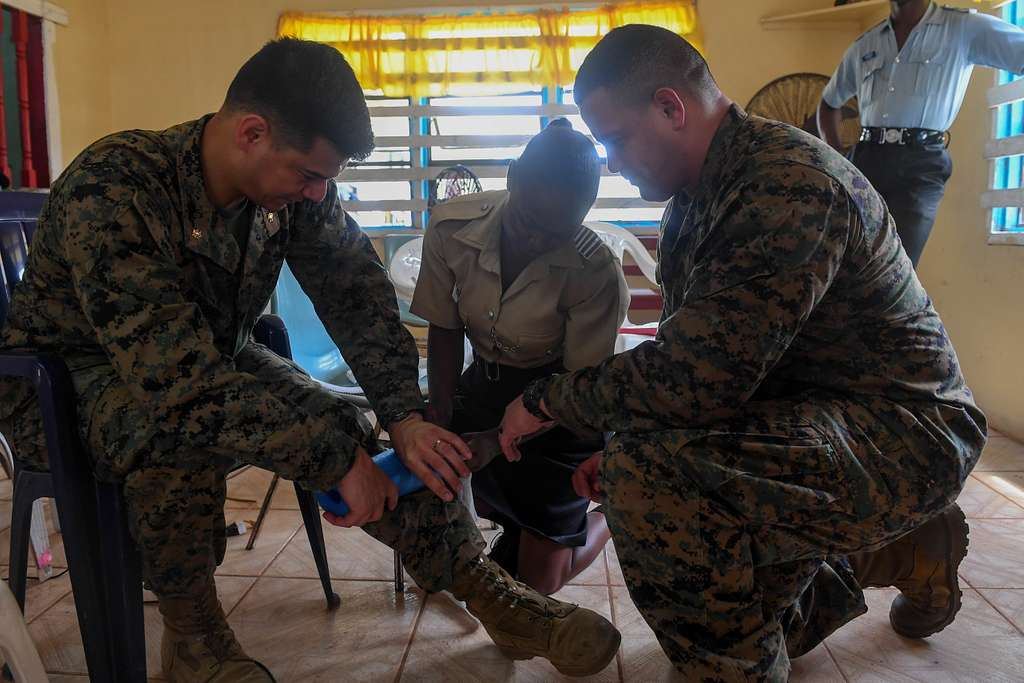 U.S. Marine Corps Maj. Don Newberry and Staff Sgt. - PICRYL Public ...