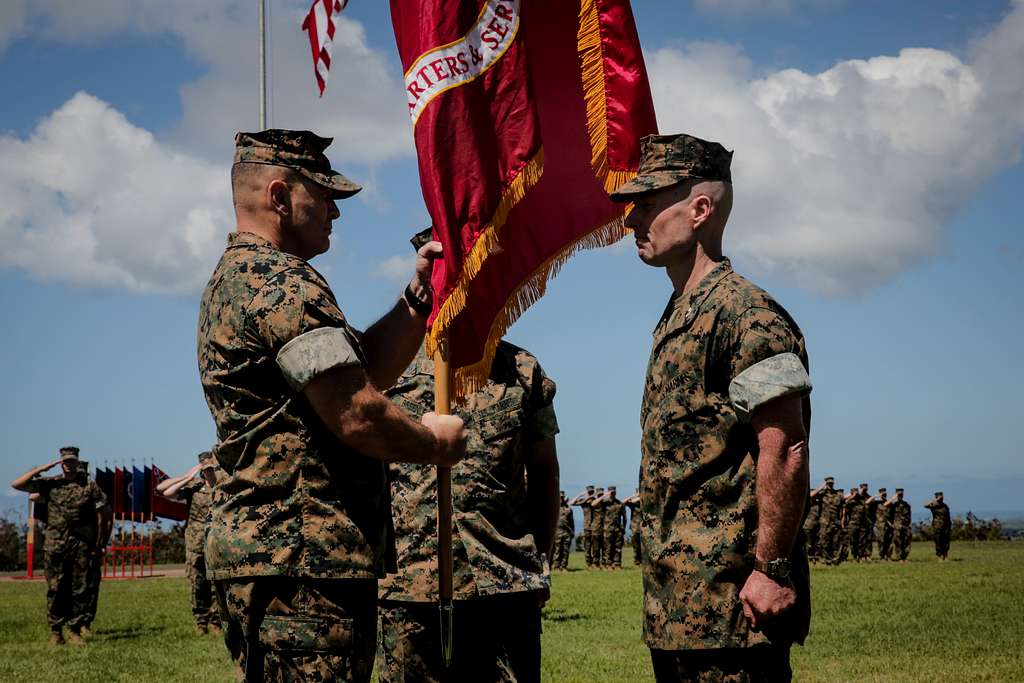 Colonel Anthony J. Bango, incoming commanding officer, - PICRYL ...