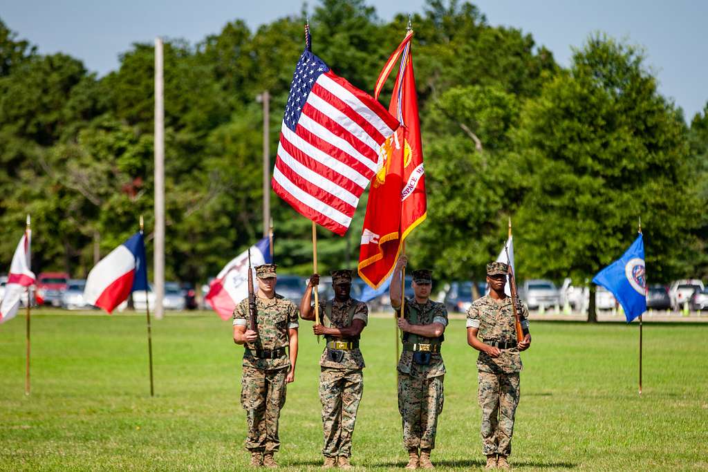 Col. Desmond A. Reid Jr. passes command of Marine Corps NARA & DVIDS