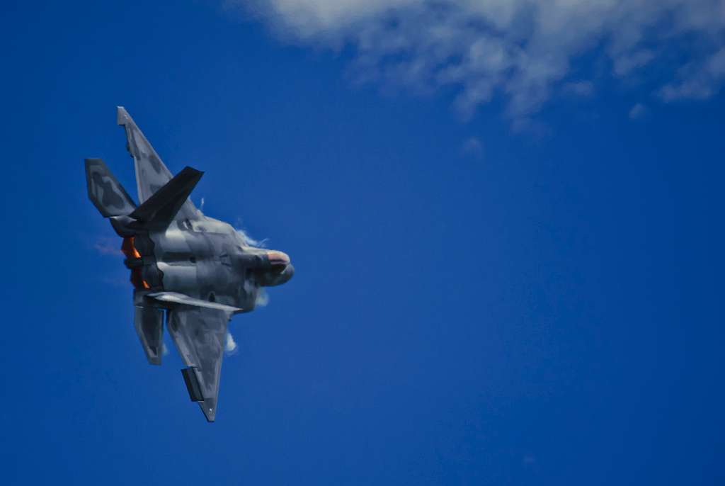 U.S. Air Force Maj. Paul Lopez, F-22 Demo Team commander, - NARA ...